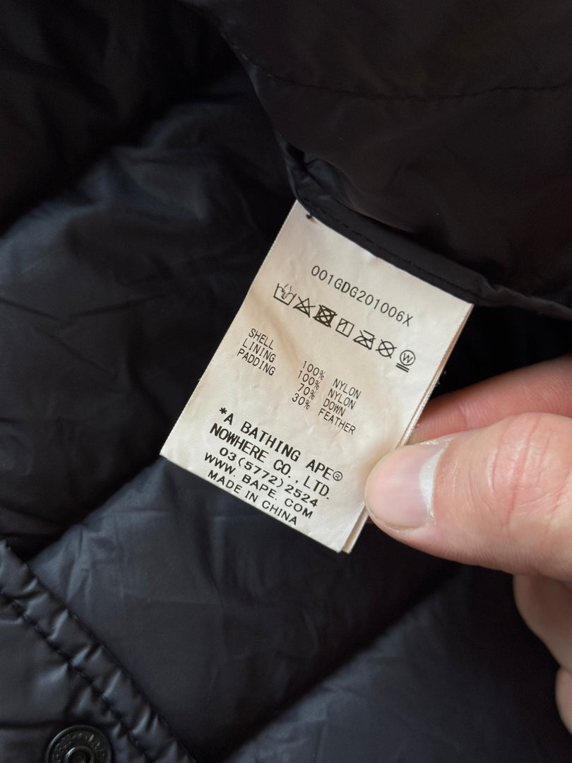 (S) A Bathing Ape BAPE мъжко яке с пълнеж от гъши пух