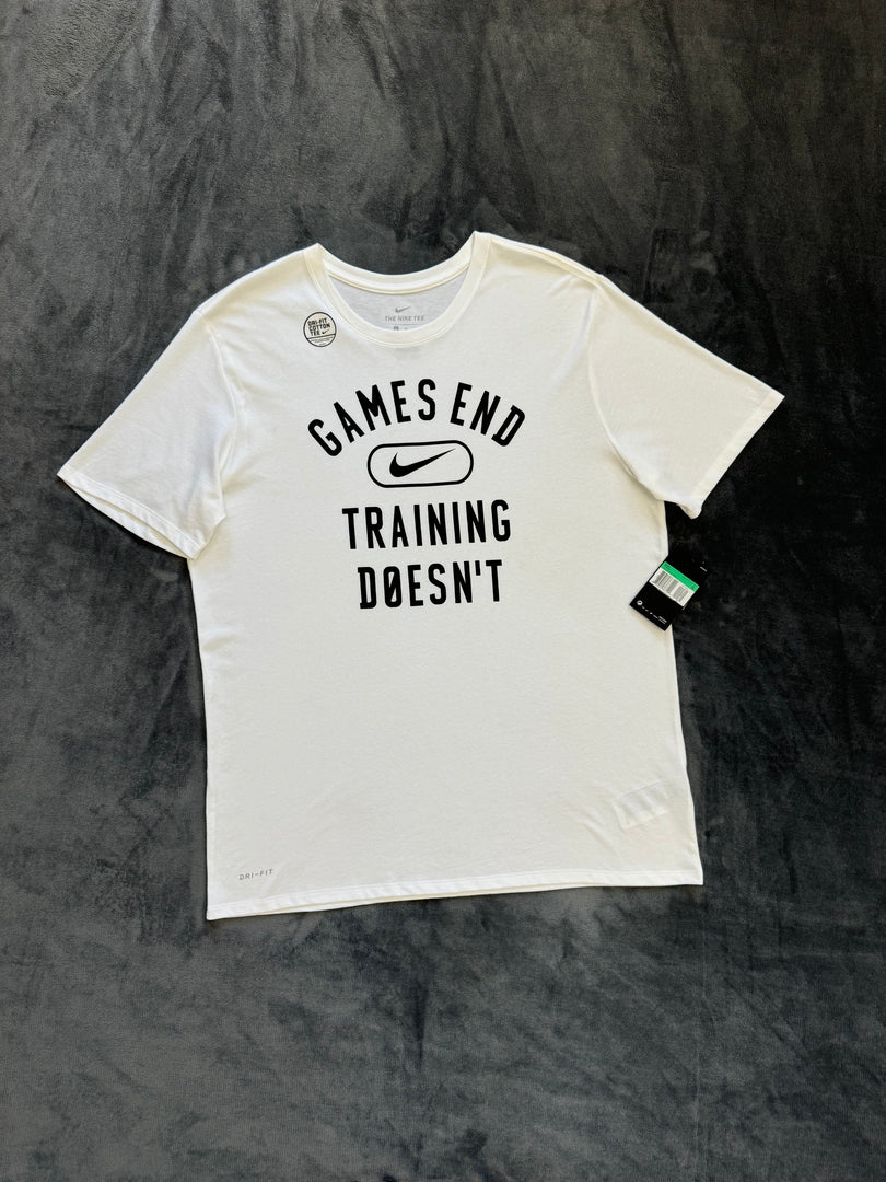 (XL) Nike Games End Training Doesn’t T-Shirt